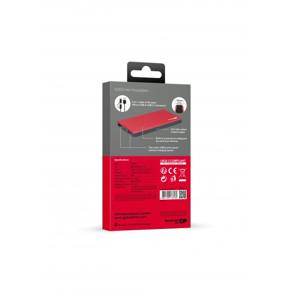 GP MP05 PPB 5000 RED 5000mAh