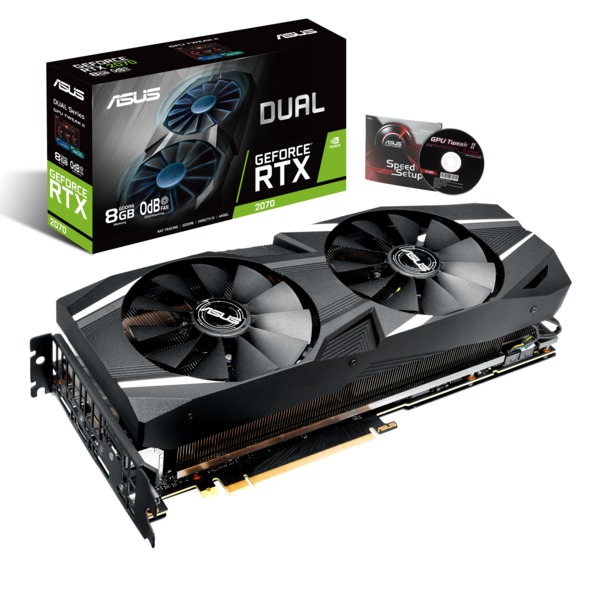 Asus GeForce RTX 2070 DUAL A8G - Grafikkort