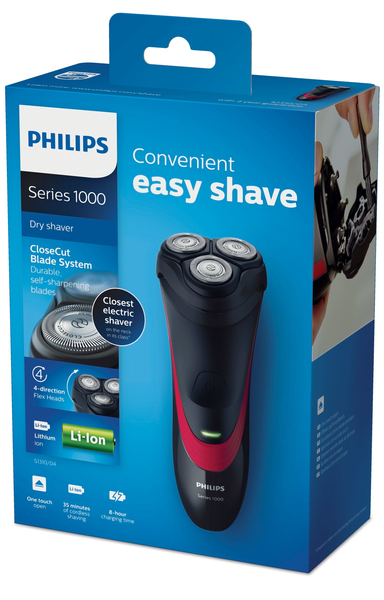 Philips S1310 shaver, Li-Ion