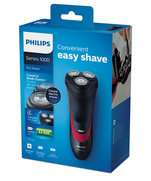 Philips S1310 shaver, Li-Ion
