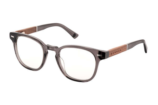 Gunnar Tioga Computer Glasses - Gray Crystal Walnut - Clear Pro