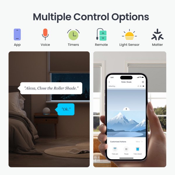 SwitchBot Roller Shade Grey XL