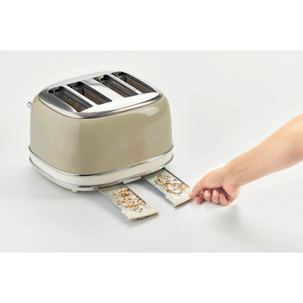 Ariete Vintage - br&ouml;drost, 4 skivor, beige