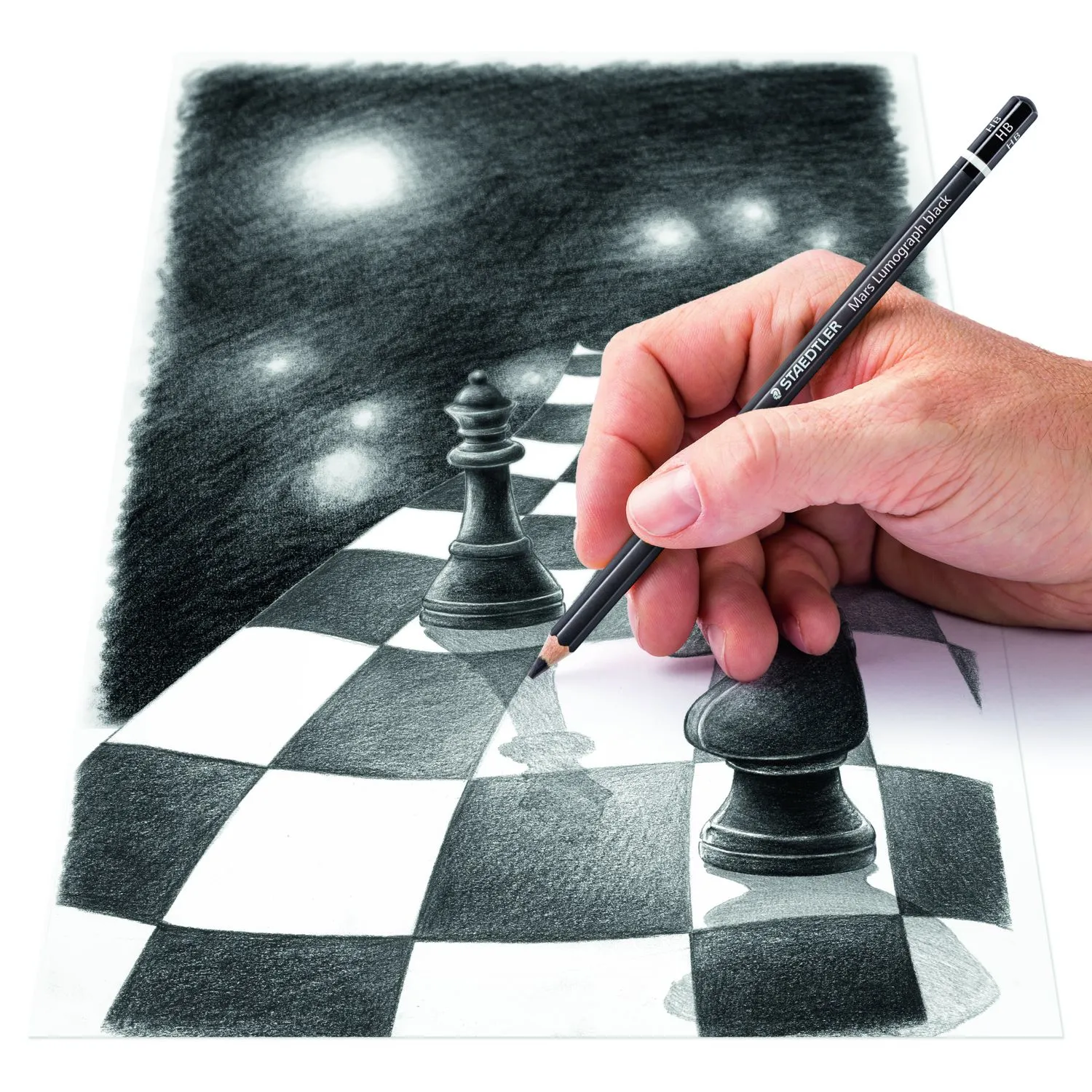 Pencil Mars Lumograph ass black (6)