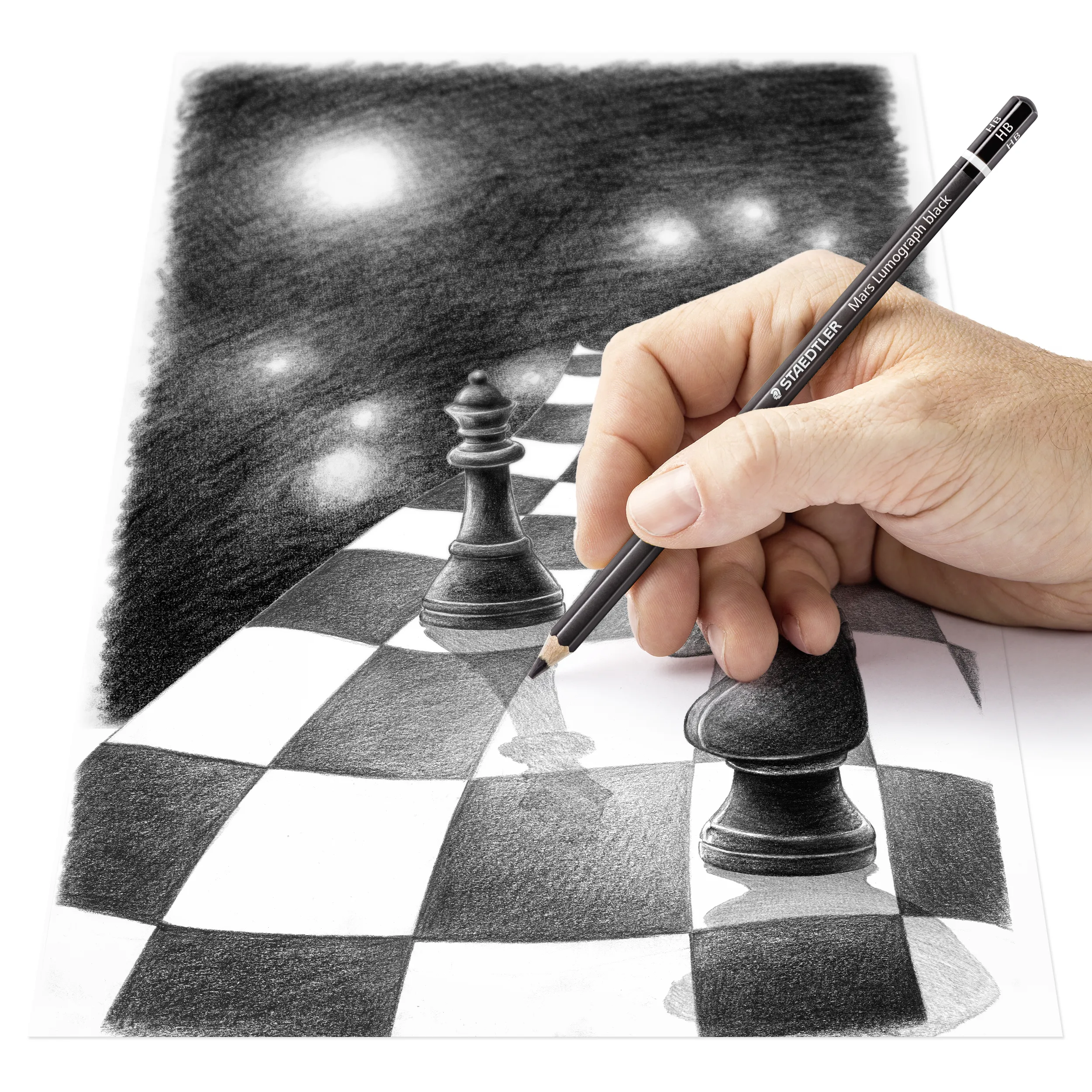Pencil Mars Lumograph ass black (6)
