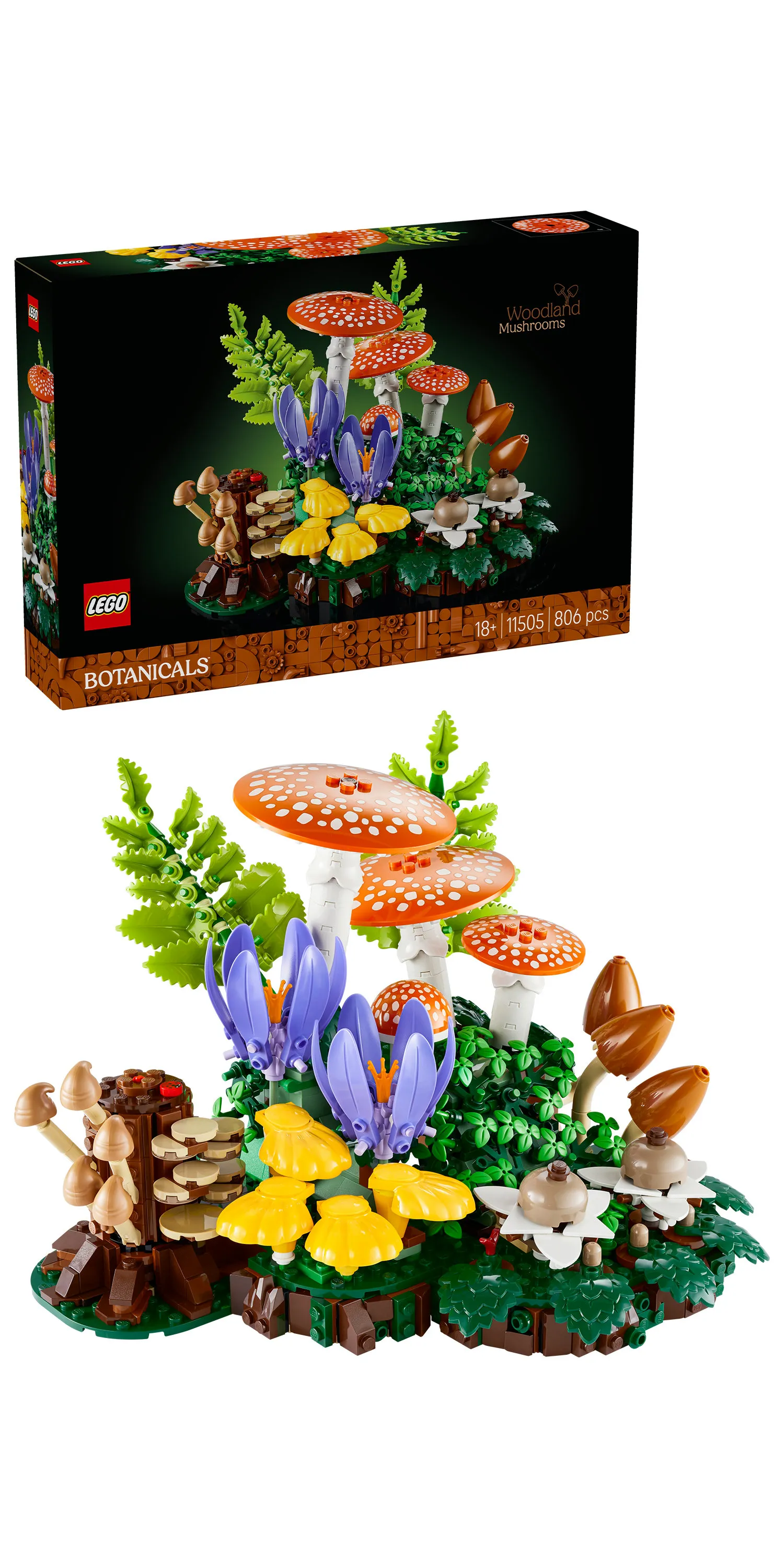 LEGO Botanicals Woodland Mushrooms 11505