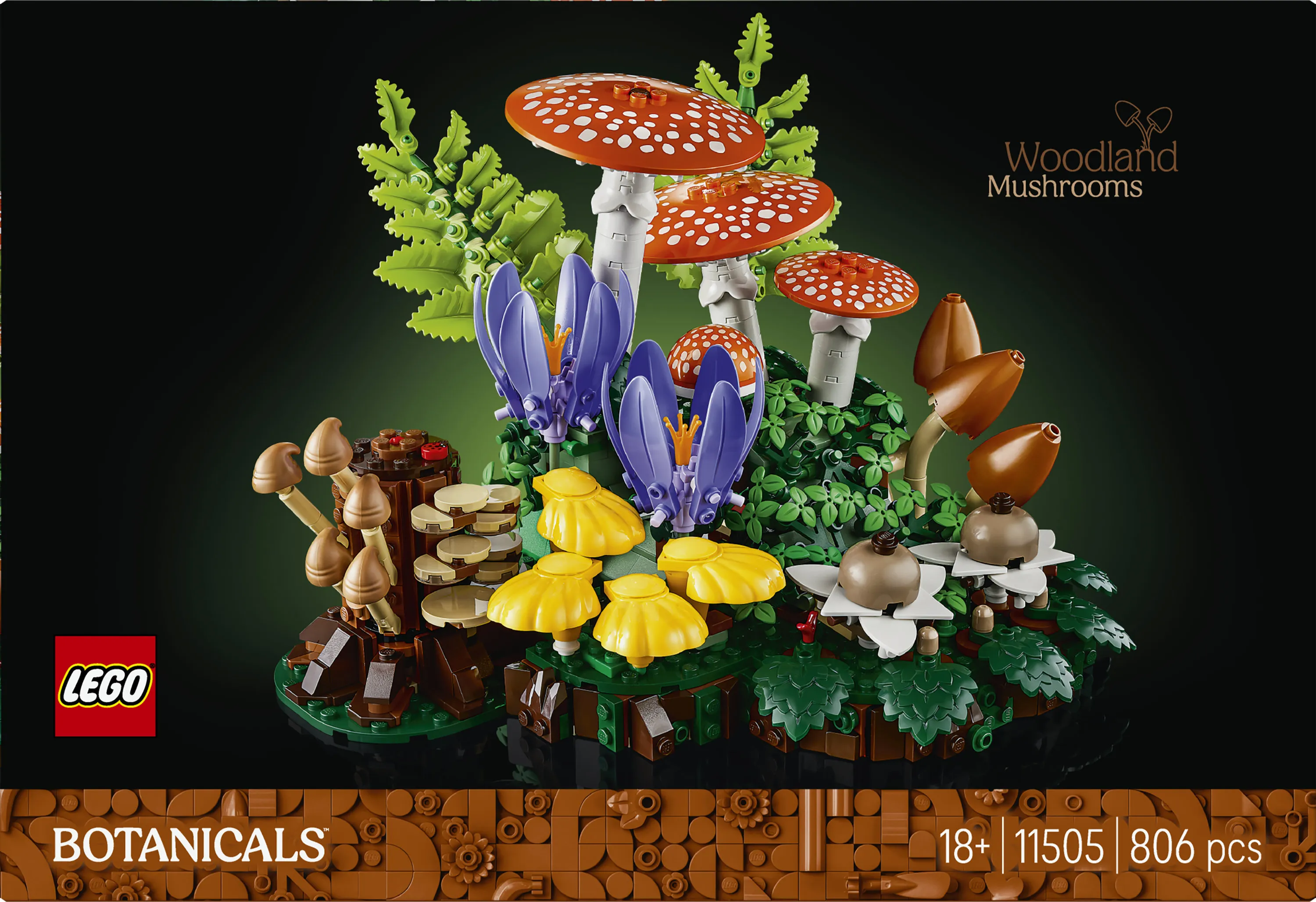 LEGO Botanicals Woodland Mushrooms 11505