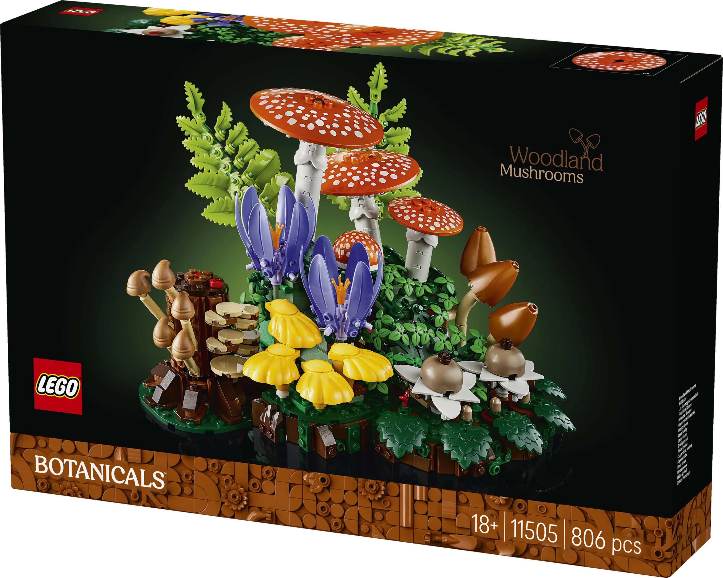 LEGO Botanicals Woodland Mushrooms 11505