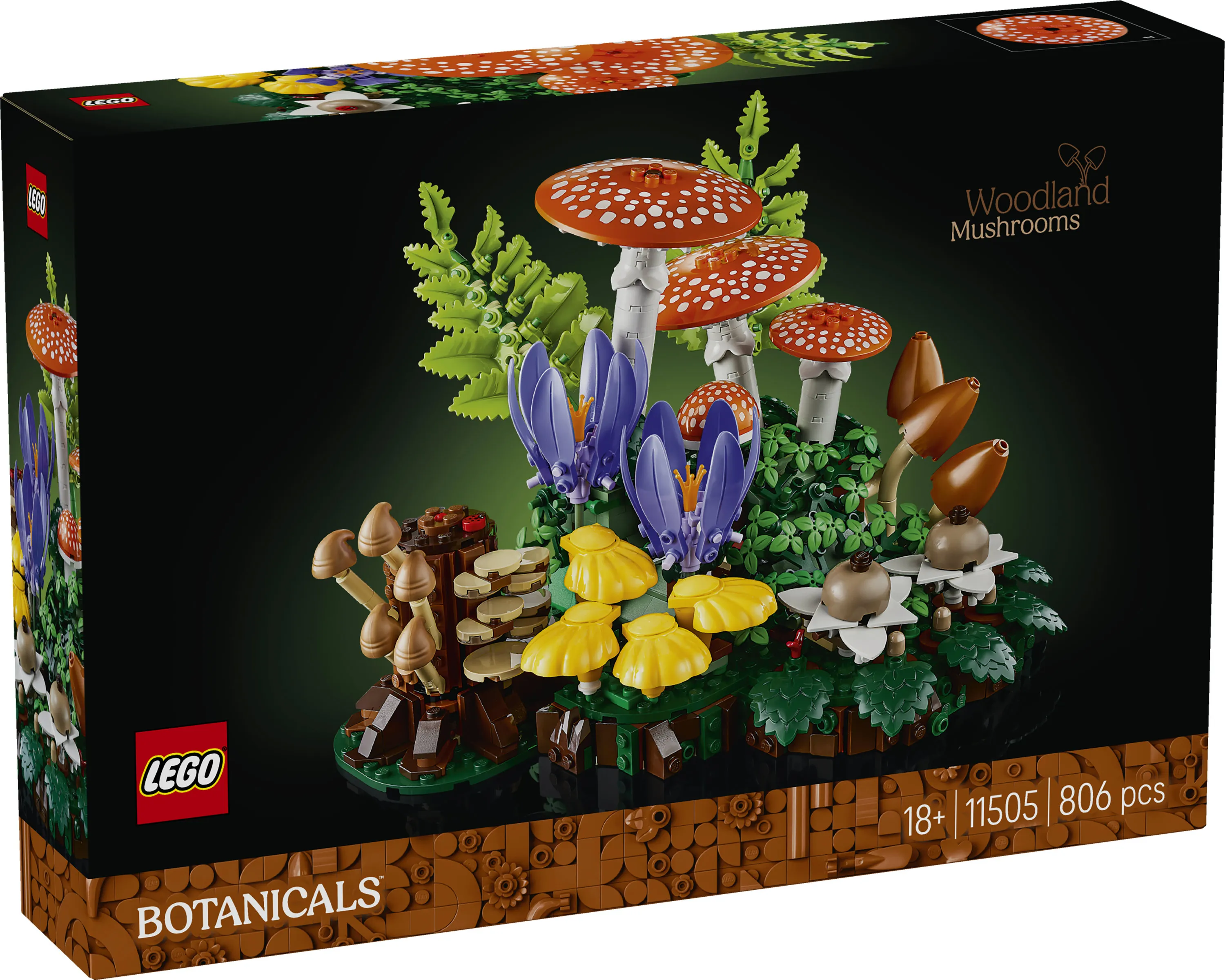 LEGO Botanicals Woodland Mushrooms 11505