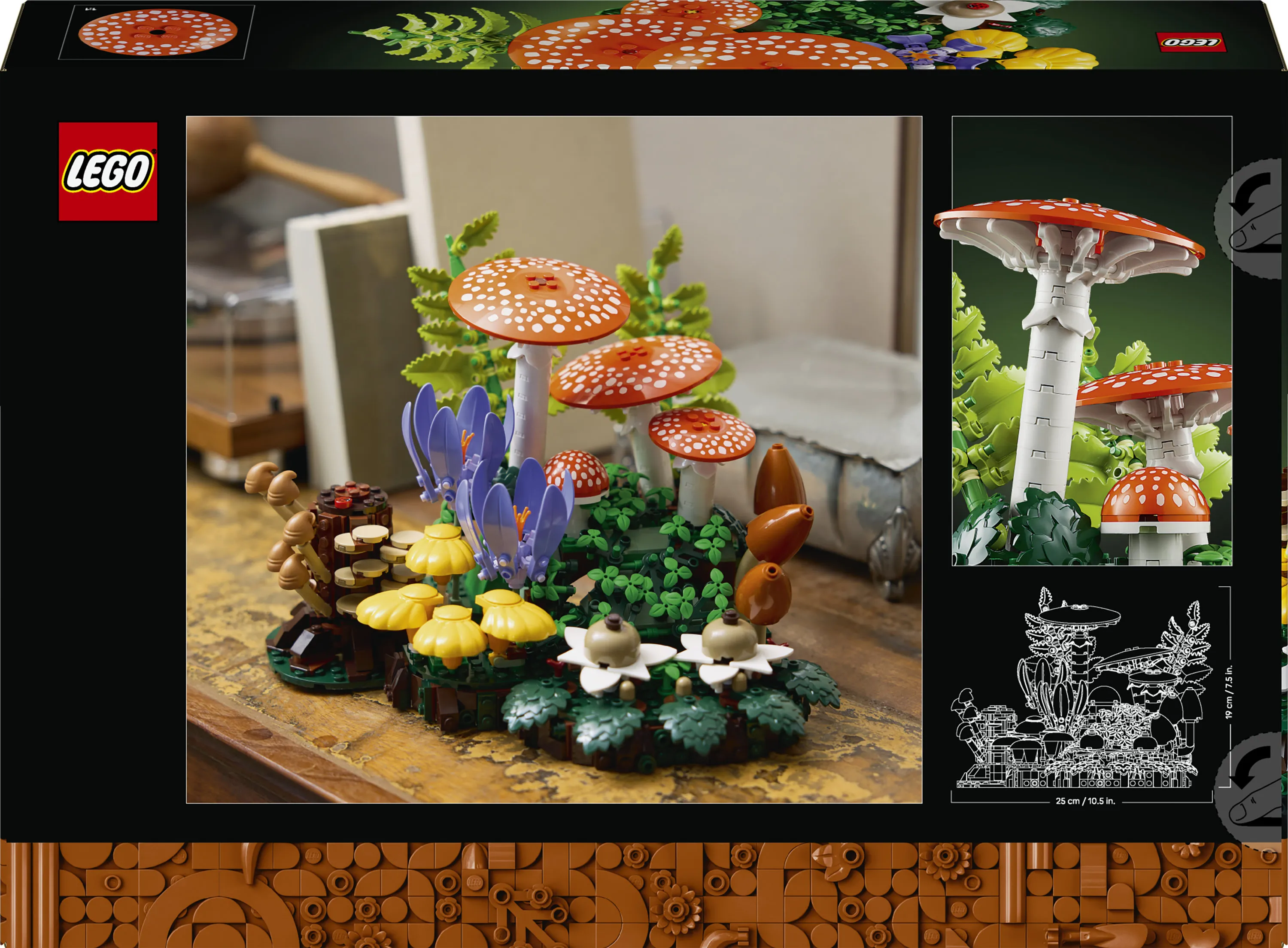 LEGO Botanicals Woodland Mushrooms 11505