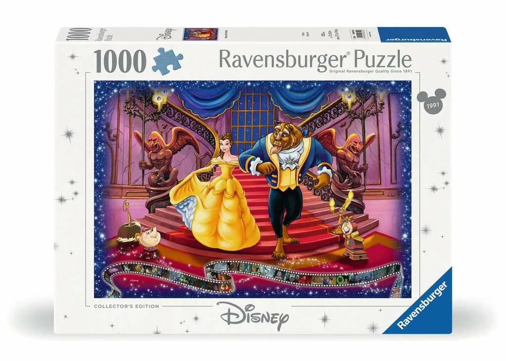 Ravensburger Disney Collector's Edition: Beauty and the Beast -palapeli, 1000 palaa