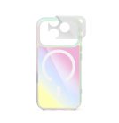 Epico Holographic Hero Mag+ Case | iPhone 18 Pro | Transparent  &  Holographic | Qi2  &  MagSafe Compatible | Crossbody Ready | Camera Island Protector
