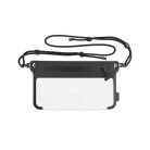 Spello Waterproof Crossbody Zipper Pouch | Black | IPX8 Waterproof Rating | Hypalon Mesh Material