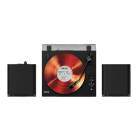 MIXX Vinyl Record Player Incl Speakers System 5 Stereo Black
