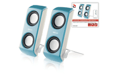 TRUST Portable Notebook Speakers - Blue