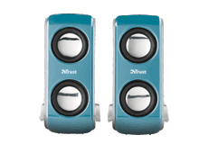 TRUST Portable Notebook Speakers - Blue