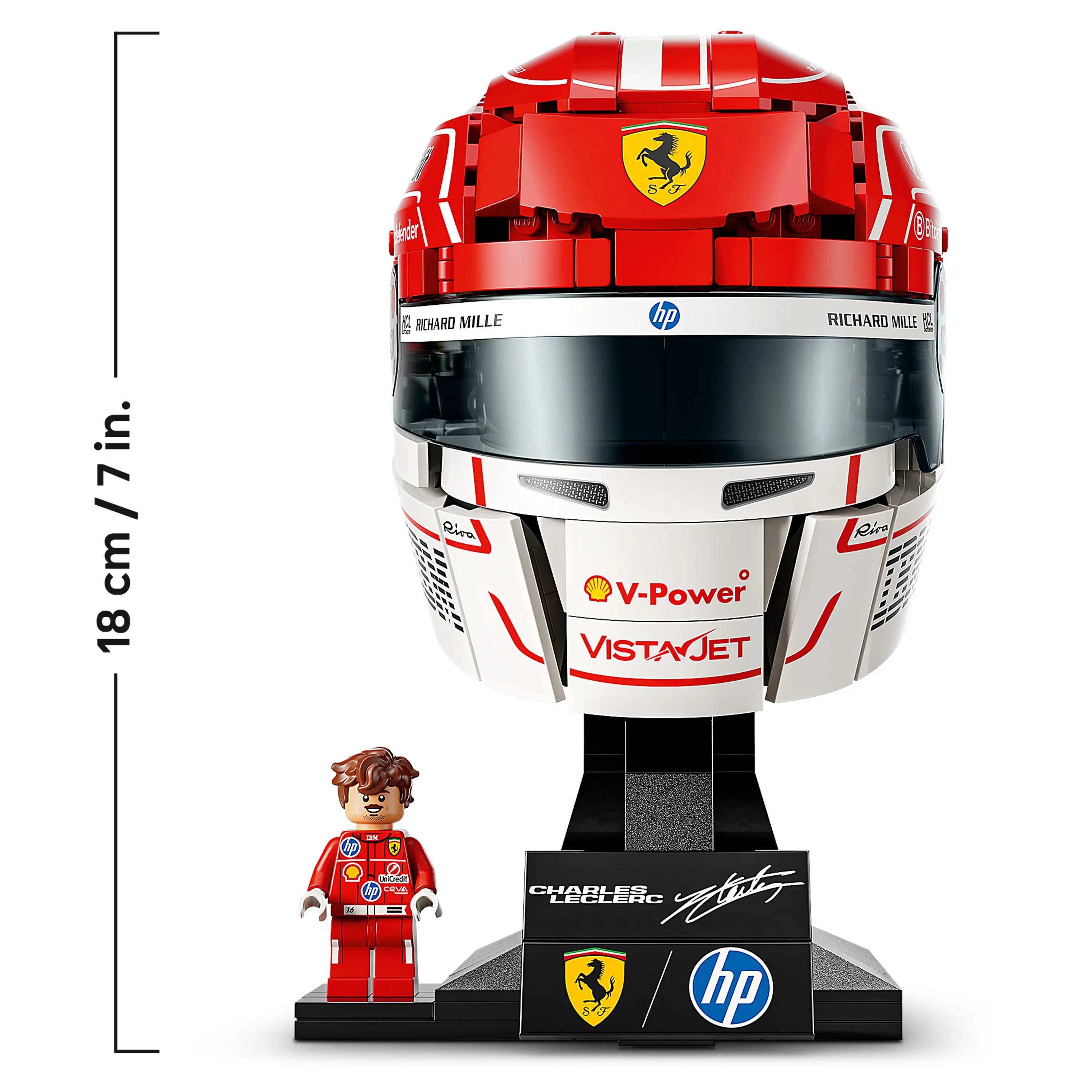 LEGO Editions Scuderia Ferrari HP Helmet &mdash; Charles Leclerc 43014