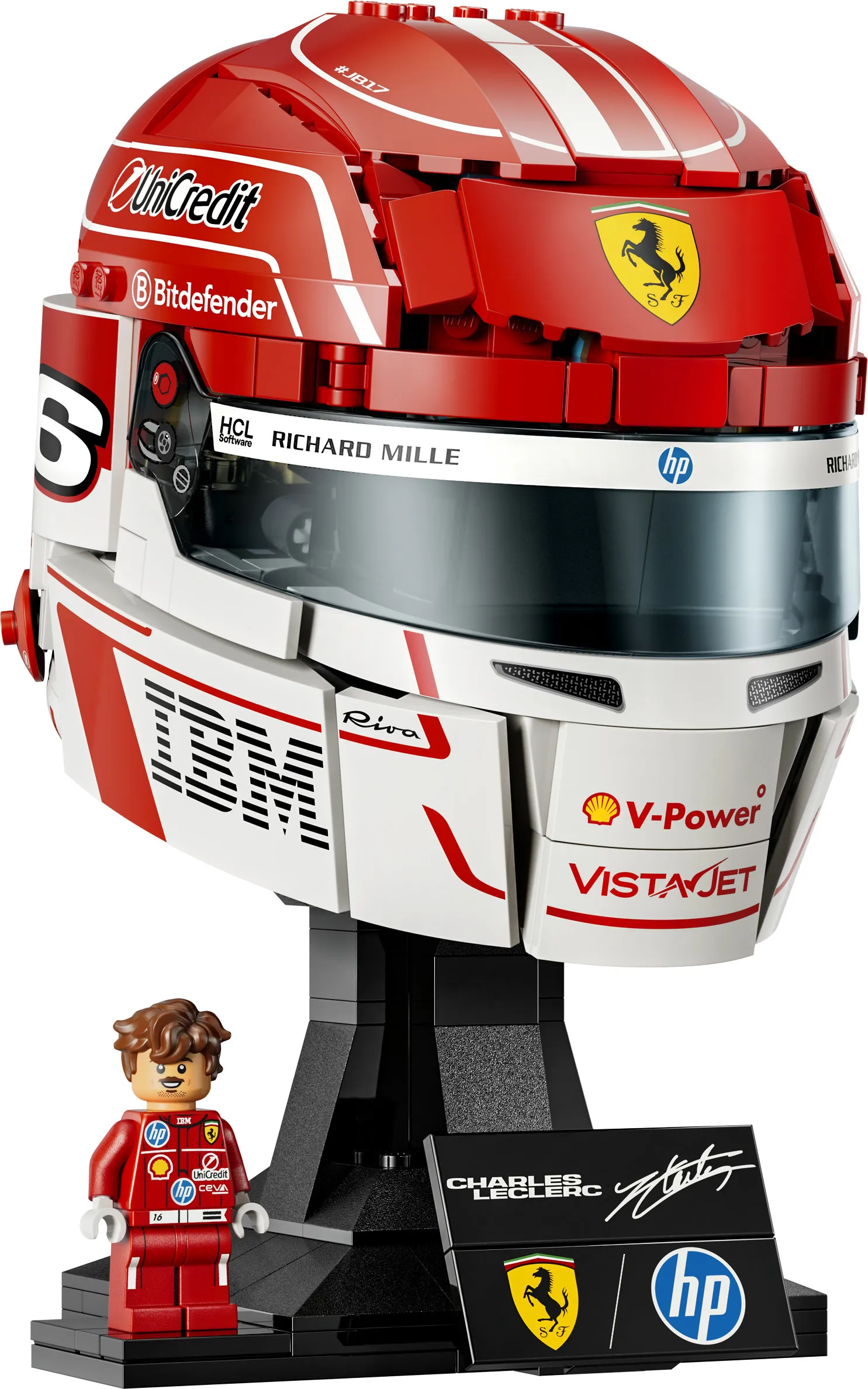 LEGO Editions Scuderia Ferrari HP Helmet &mdash; Charles Leclerc 43014