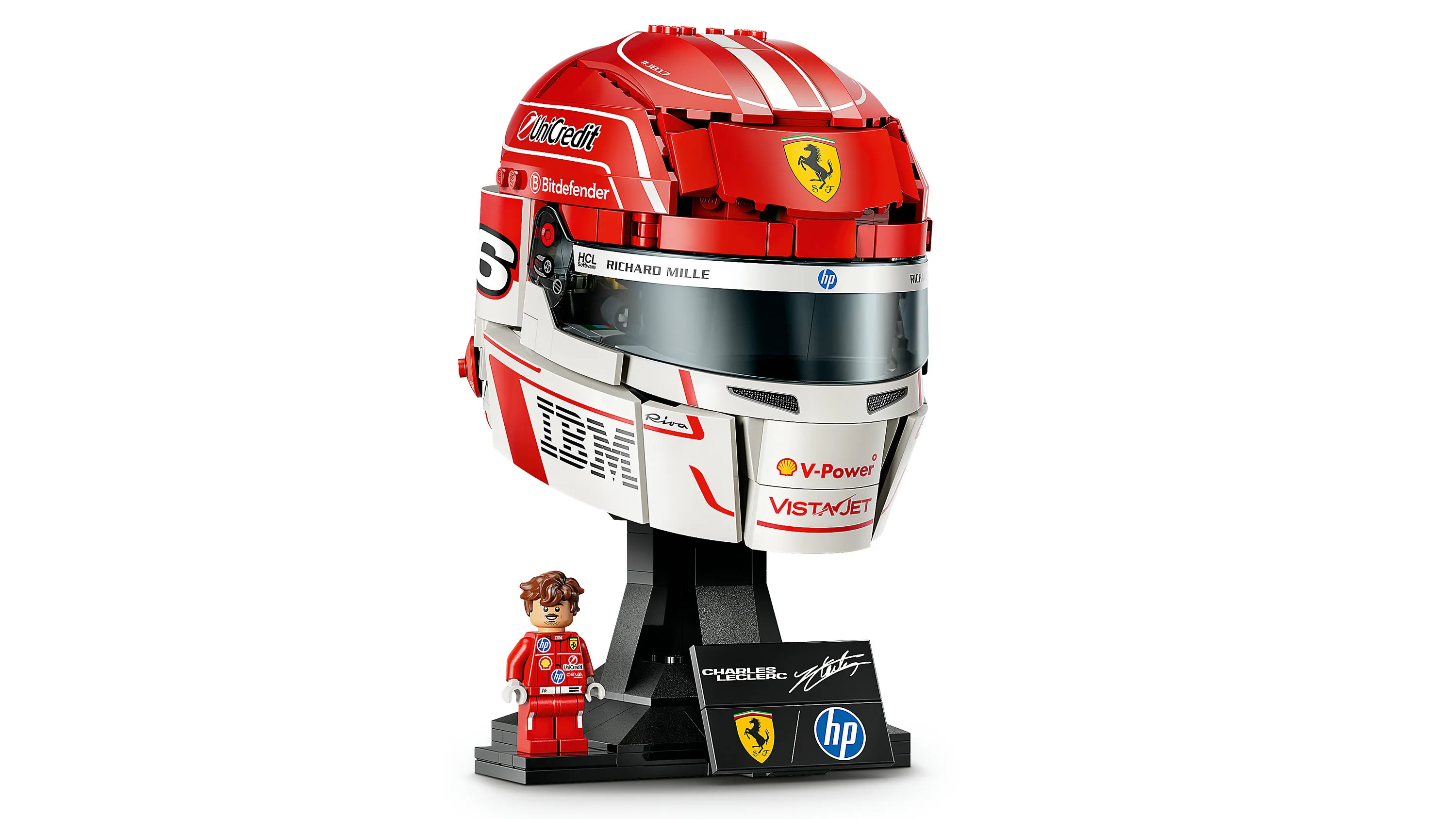 LEGO Editions Scuderia Ferrari HP Helmet &mdash; Charles Leclerc 43014