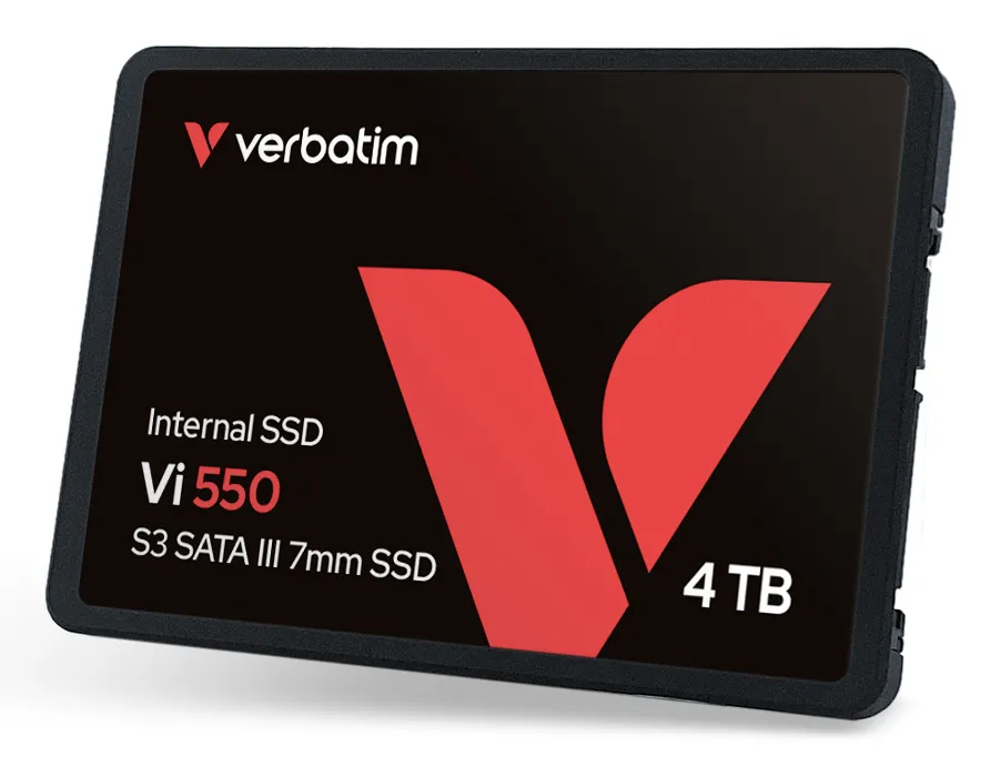 Verbatim Vi550 S3 4 TB 2,5" SATA III SSD, svart