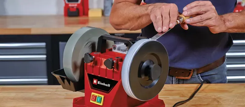 Einhell Leather honing wheel 180mm, grinding wheel (for wet grinder TC-WG 200 etc.)