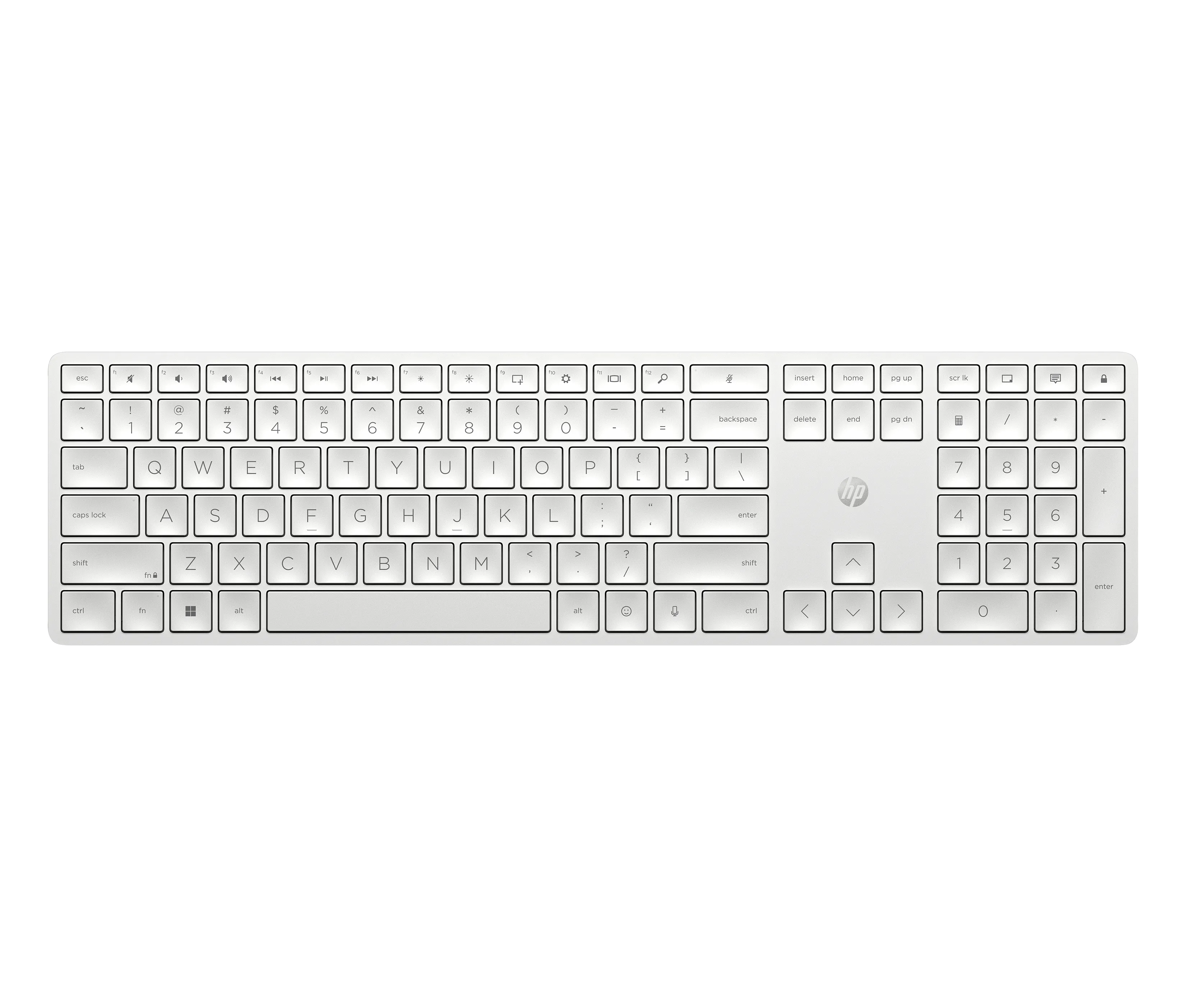HP 450 Wireless Keyboard, Black - Nordic (Consumer)