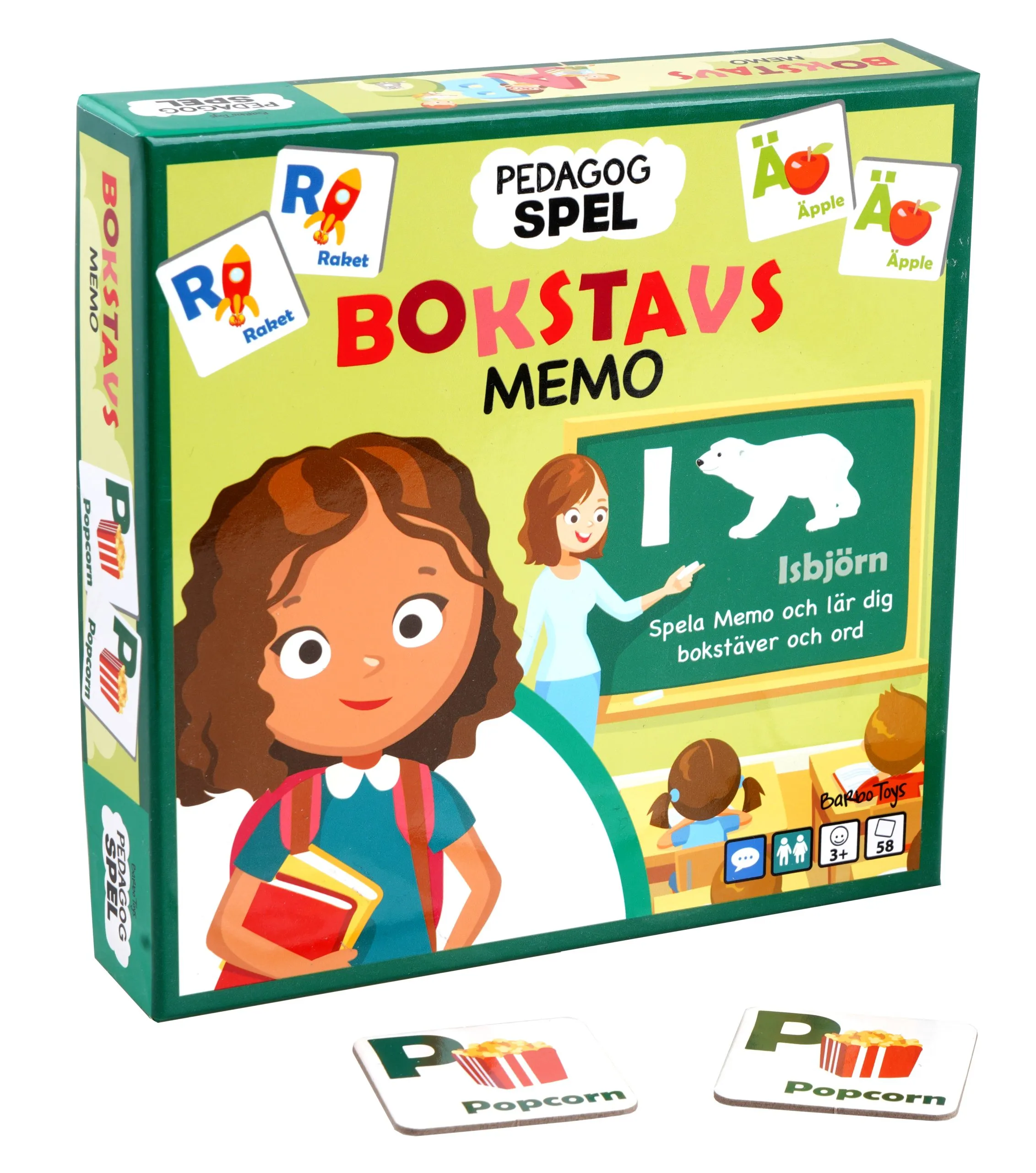 Barbo Classic Pedagog Spel Bokstavsmemo - game (SE)