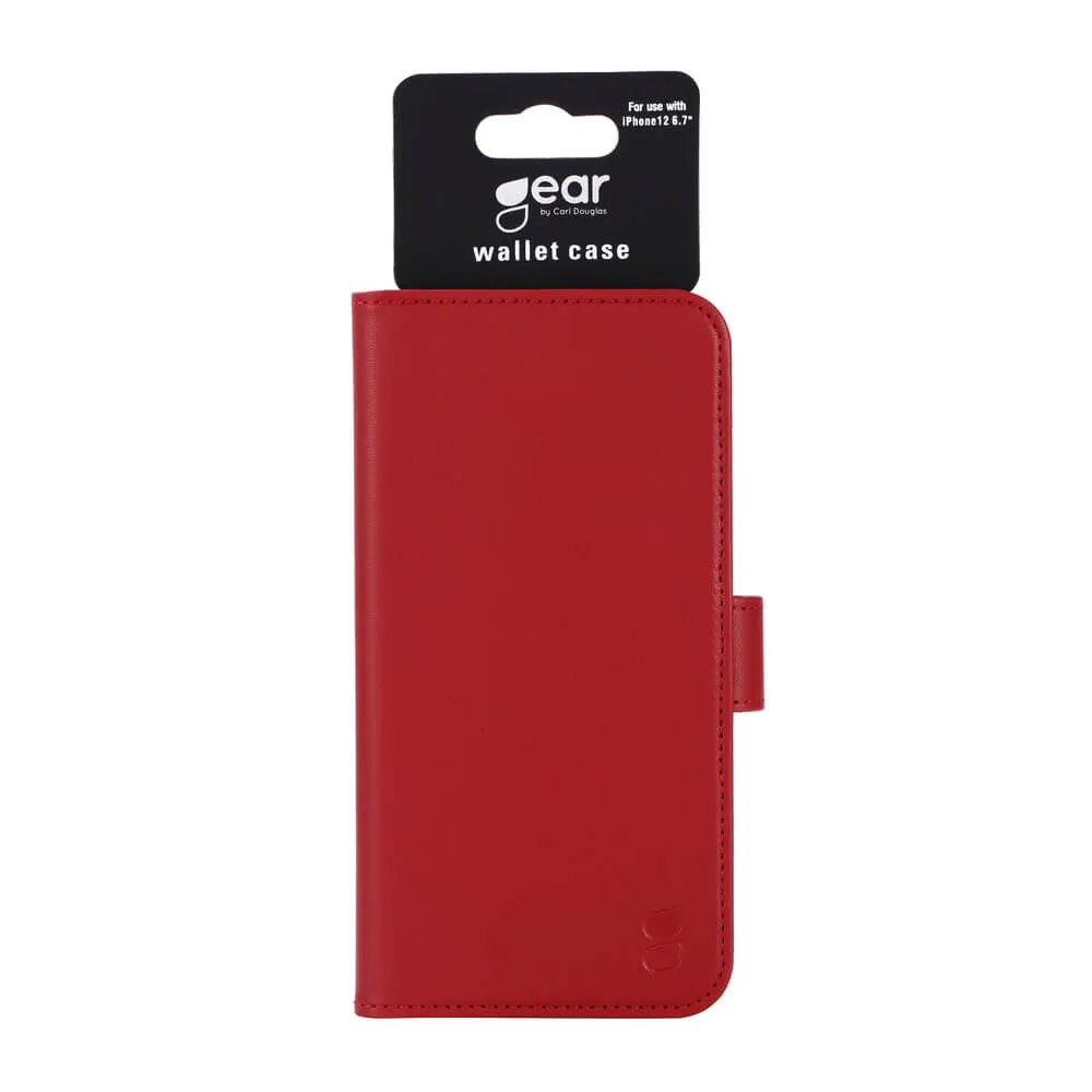 GEAR Wallet, iPhone 12 Pro Max - pl&aring;nboksfodral, R&ouml;d