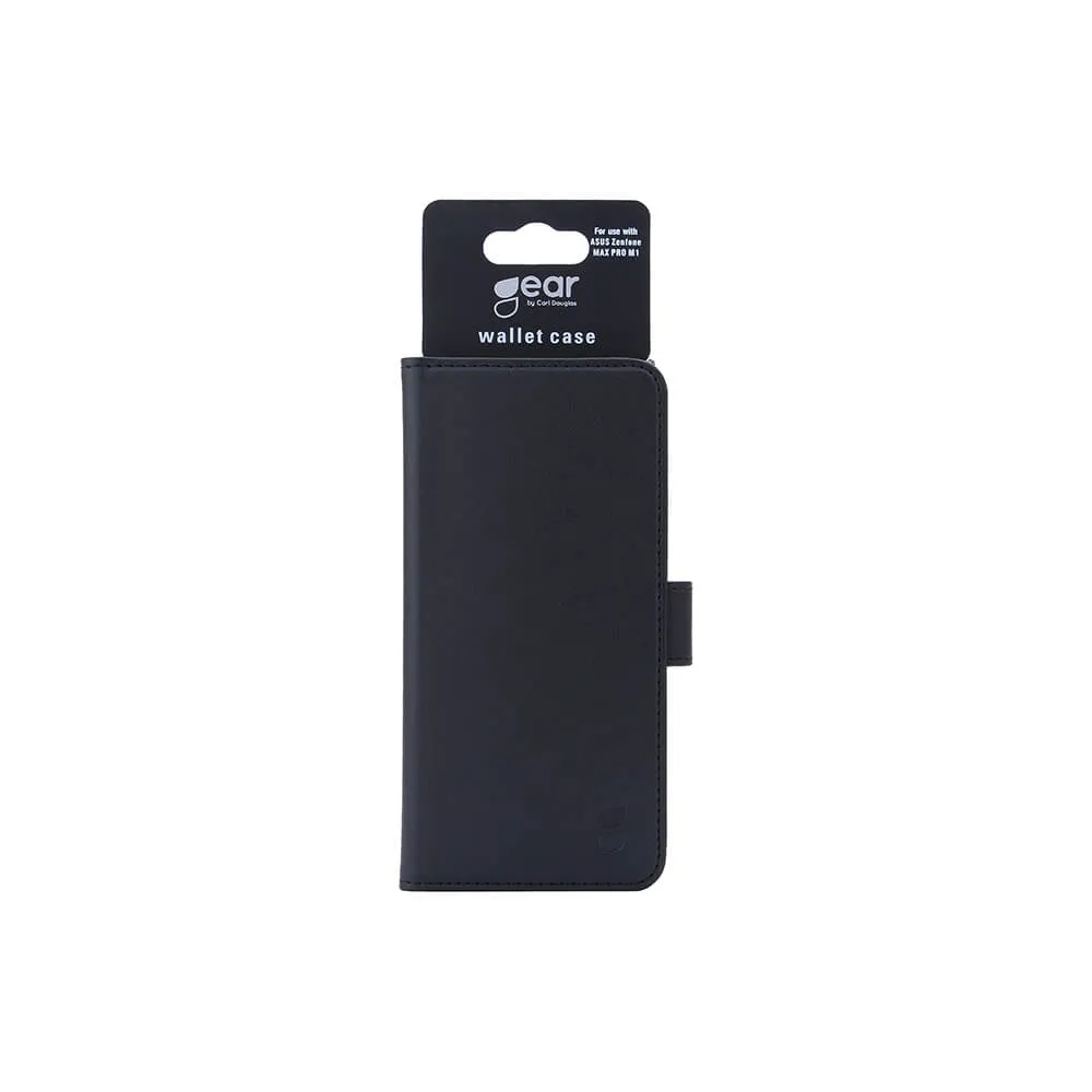 GEAR Wallet, Zenfone Max Pro M1 - Wallet Case, Black