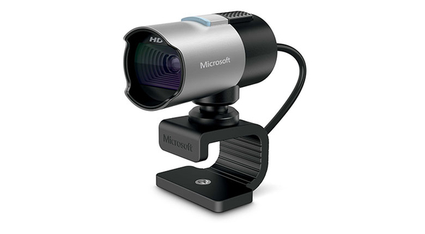 Microsoft LifeCam Studio Full HD - webbkamera, Svart/Silver