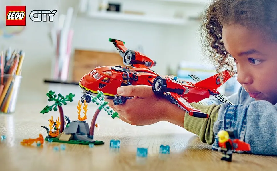 Lego City Fire Rescue Plane 60413