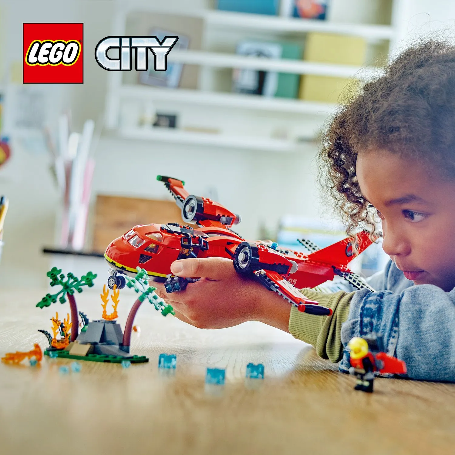 Lego City Fire Rescue Plane 60413