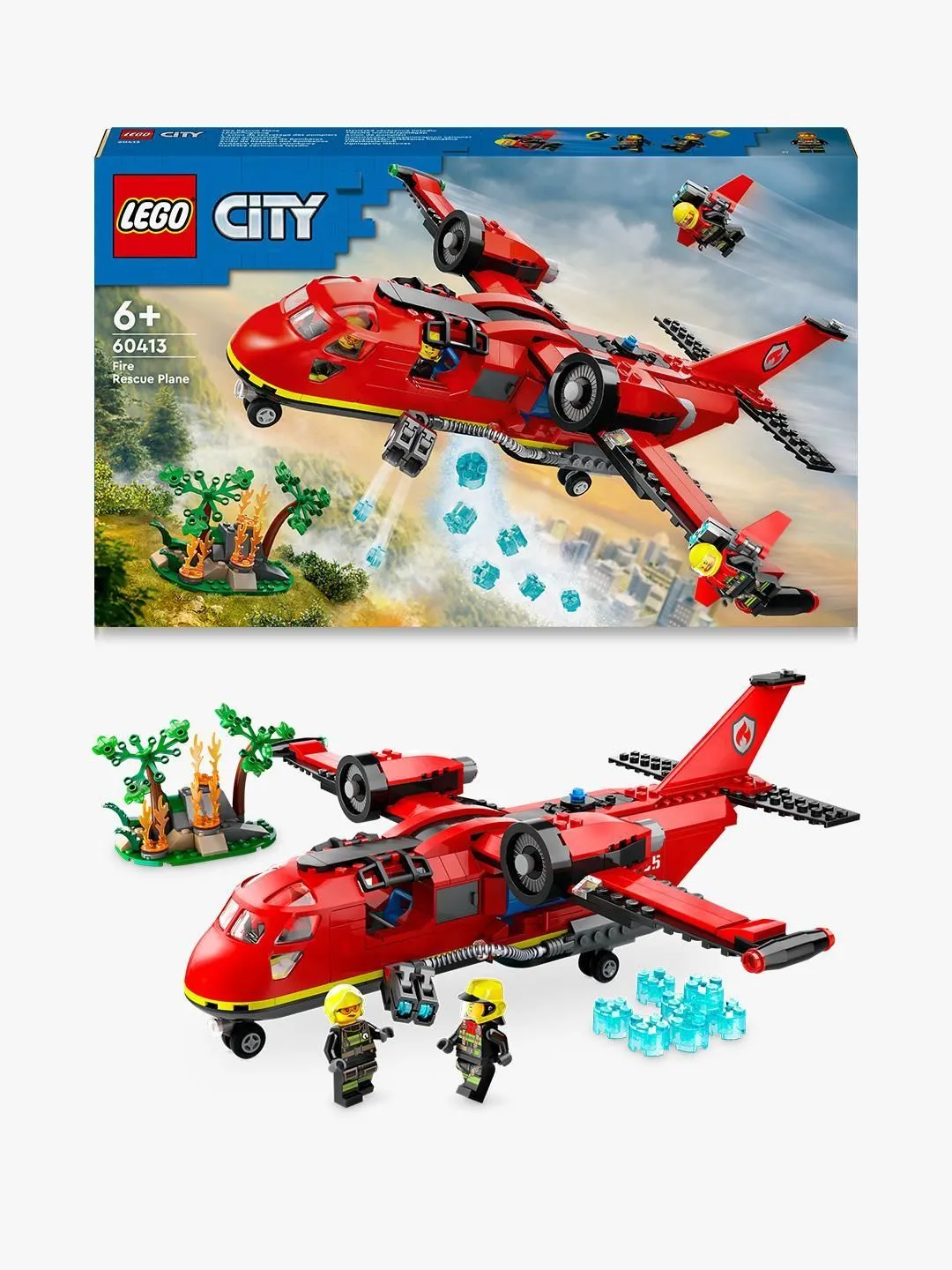 Lego City Fire Rescue Plane 60413