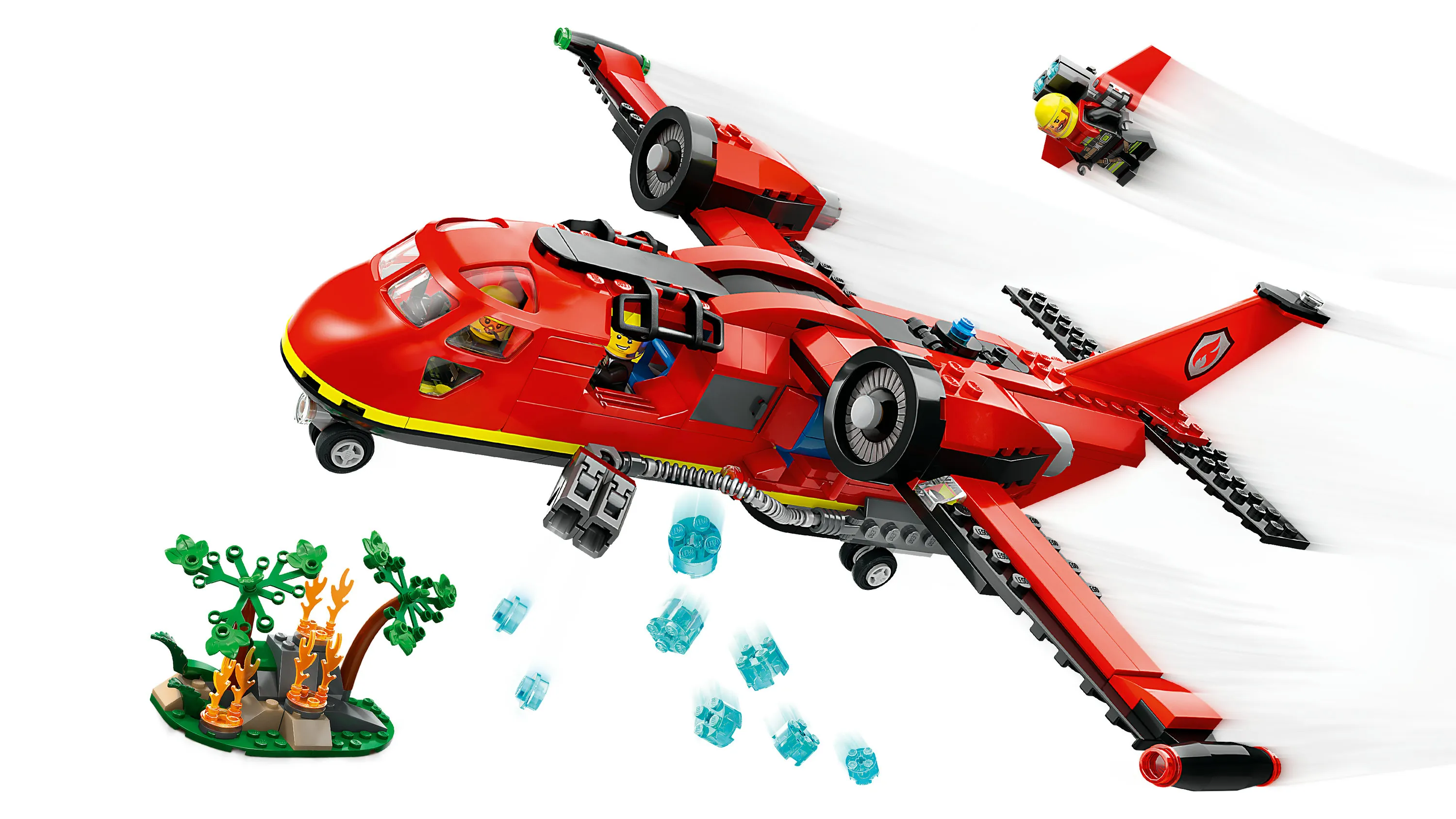 Lego City Fire Rescue Plane 60413