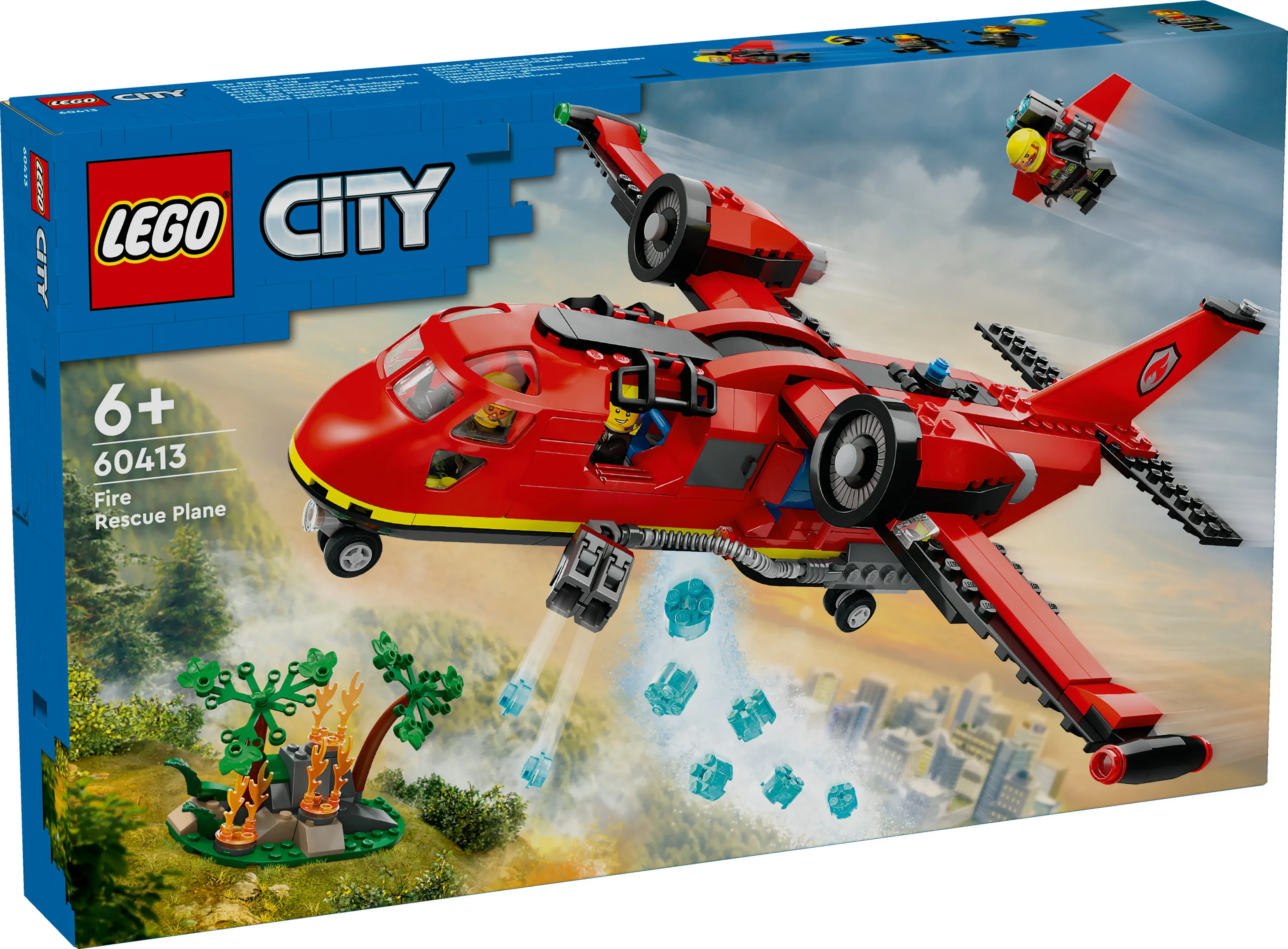 Lego City Fire Rescue Plane 60413