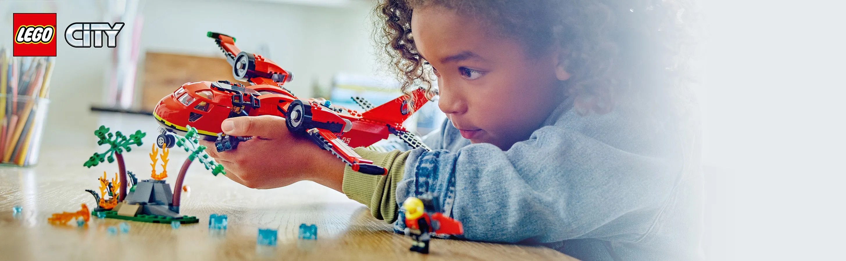 Lego City Fire Rescue Plane 60413