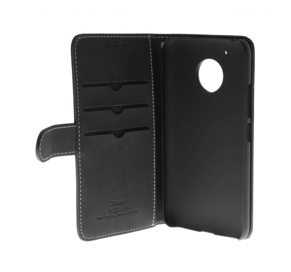 Insmat, Exclusive Flip Case Moto G5, musta