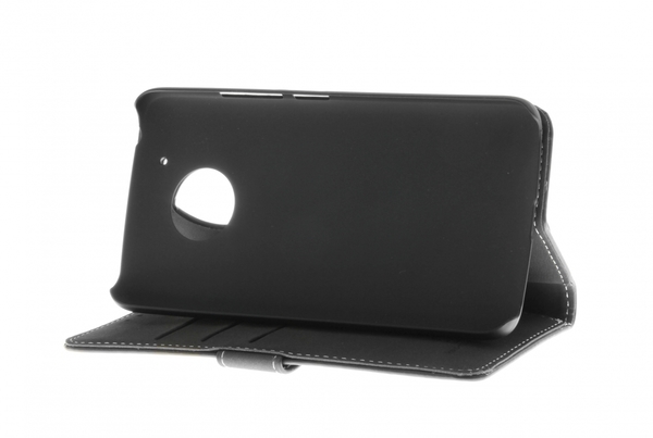 Insmat, Exclusive Flip Case Moto G5, musta