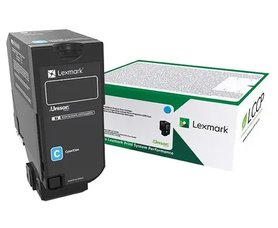Lexmark 75B20C0 lasertoner, cyan