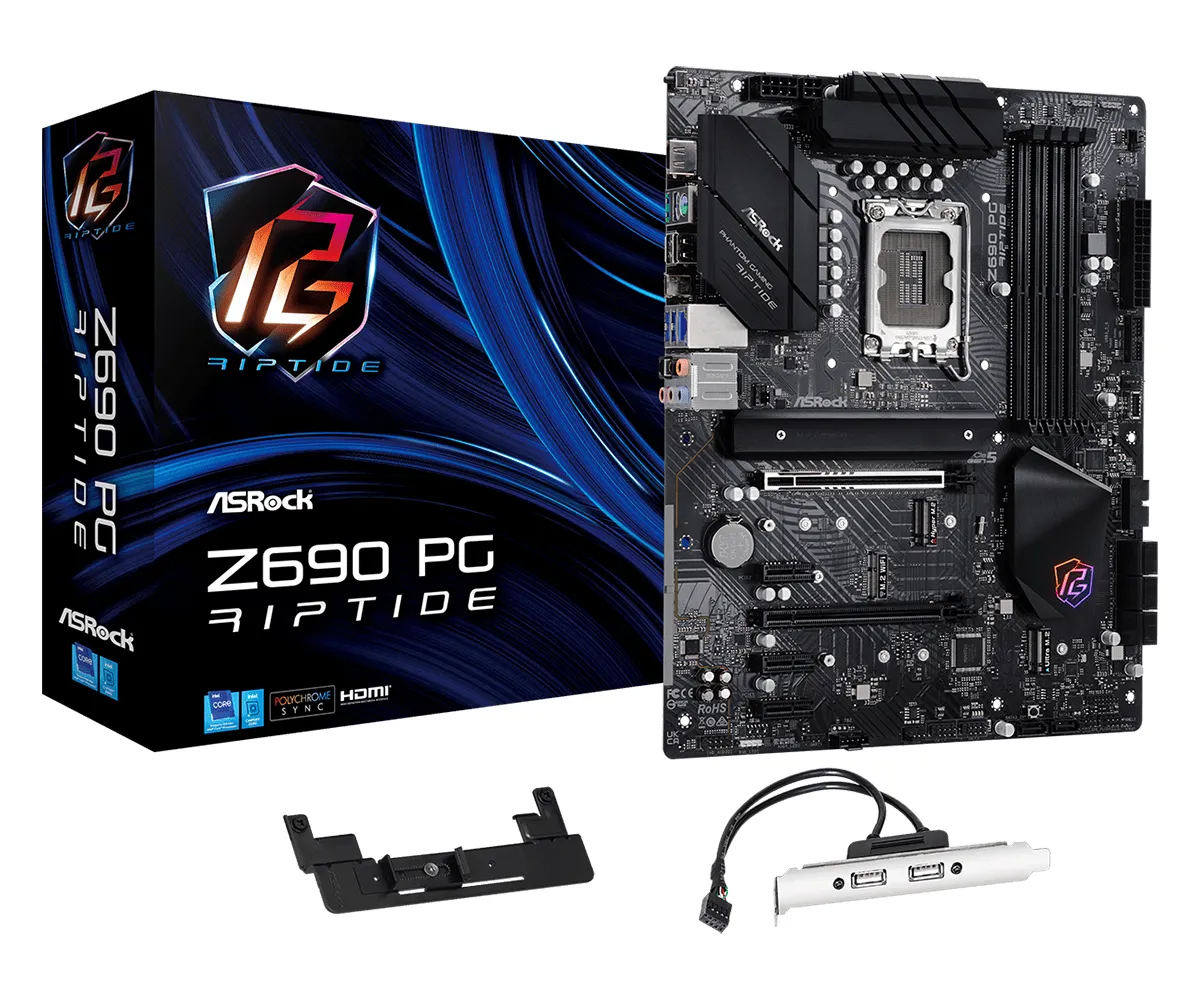ASRock Z690 PG Riptide DDR4 ATX - moderkort