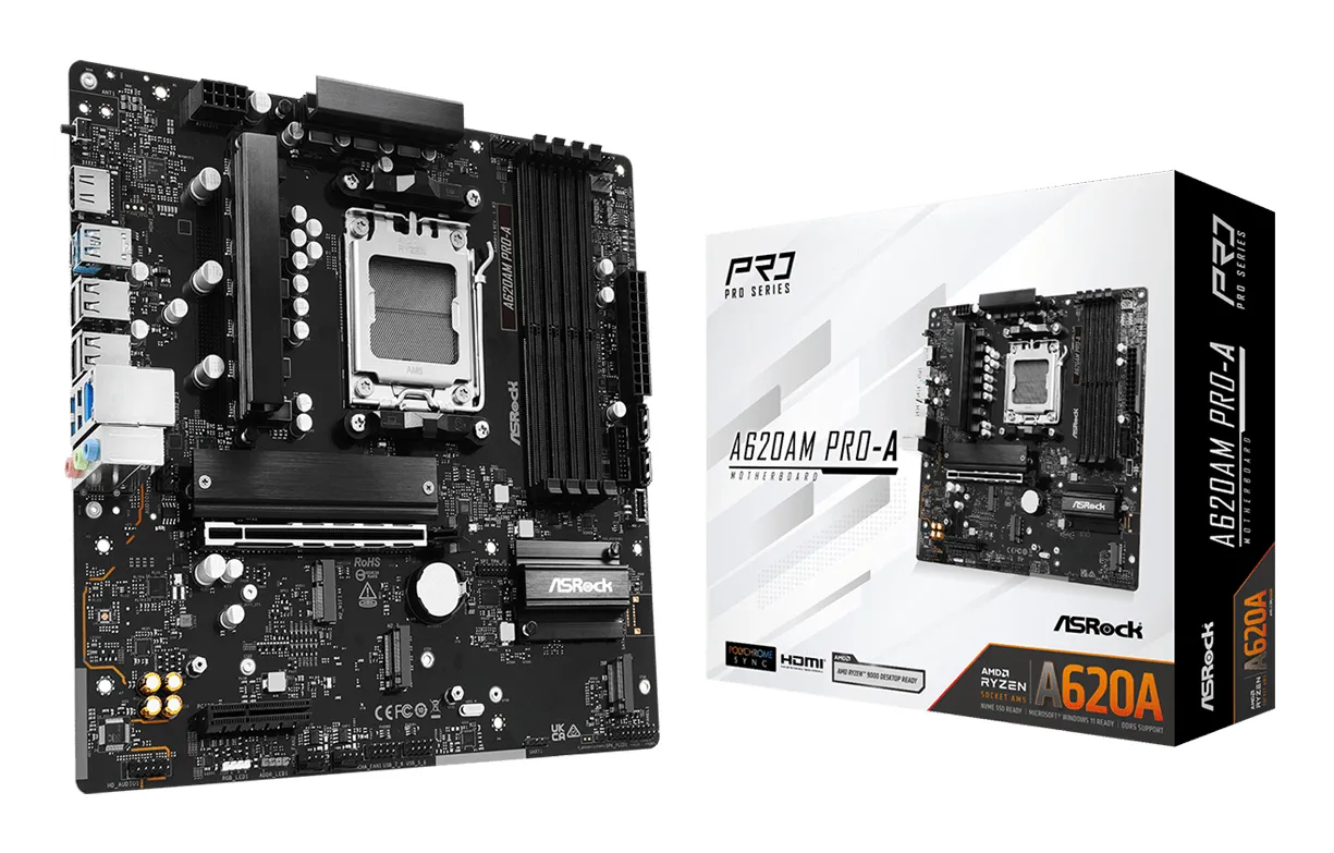 ASRock A620AM PRO-A AM5 mATX Motherboard