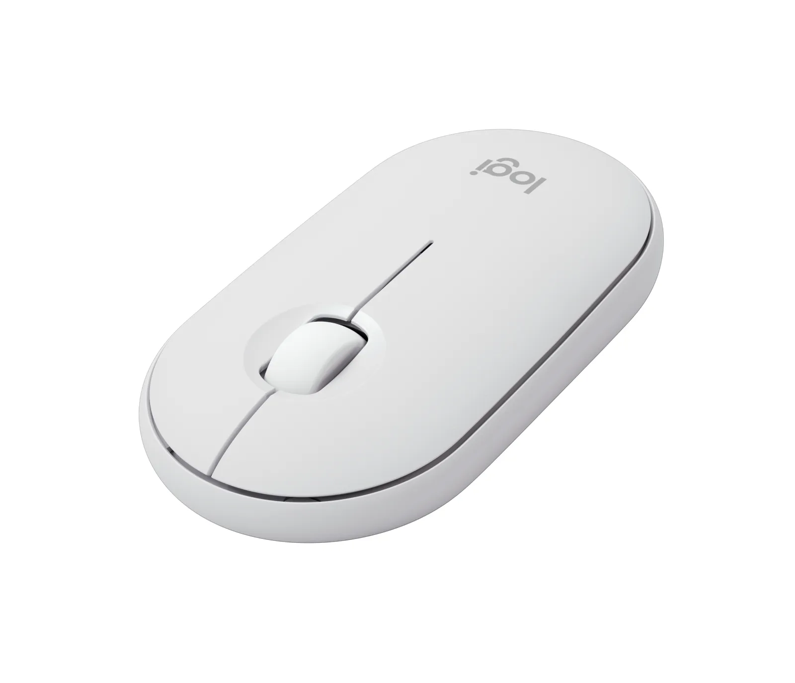 Logitech Pebble Mouse 2 M350s tr&aring;dl&ouml;s mus, vit