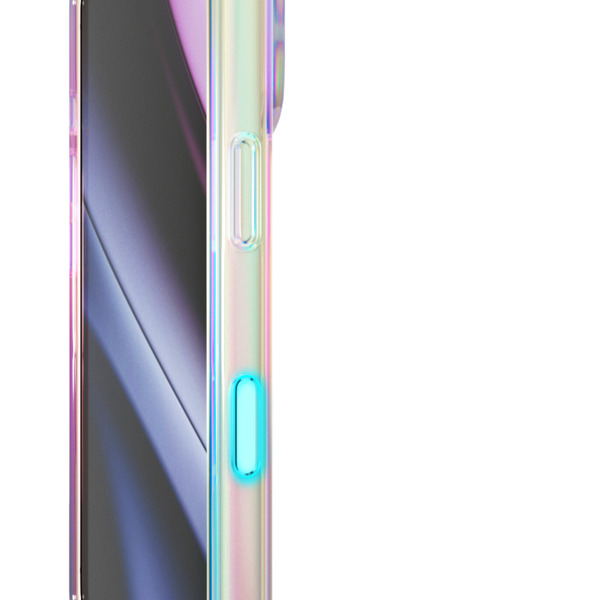 Epico Holographic Hero Mag+ Case | iPhone 18 Pro | Transparent  &  Holographic | Qi2  &  MagSafe Compatible | Crossbody Ready | Camera Island Protector