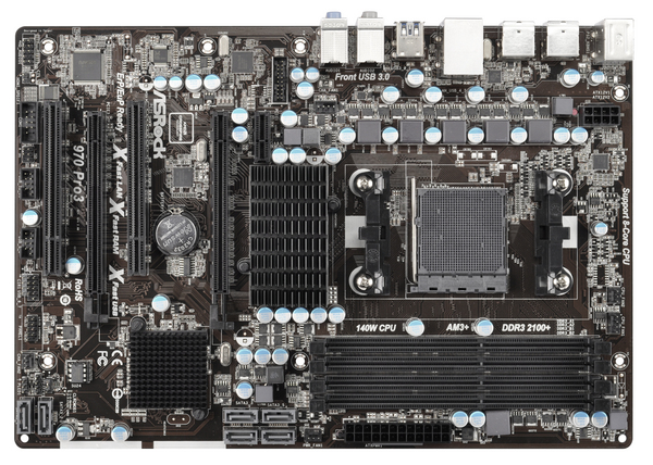 ASROCK AM3+ 970 DDR3  USB3 SATA6 GBE ATX