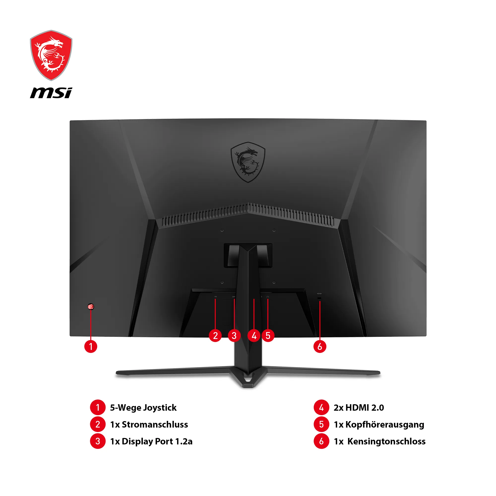 MSI 27" Optix G27C4X Full HD, VA - curved gaming monitor
