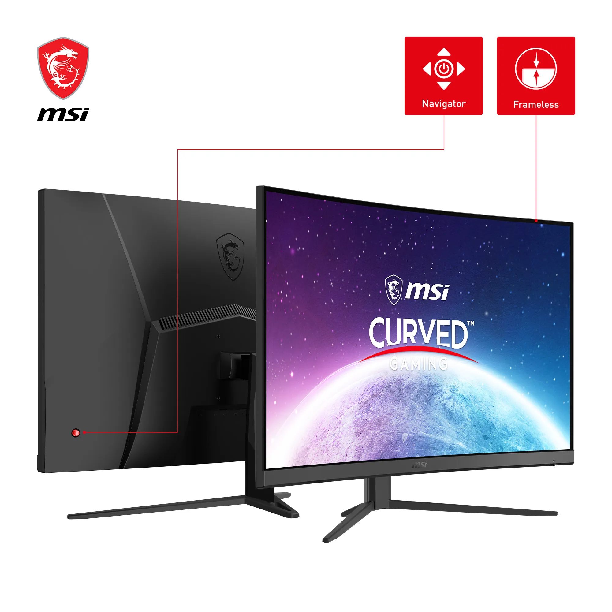 MSI 27" Optix G27C4X Full HD, VA - curved gaming monitor