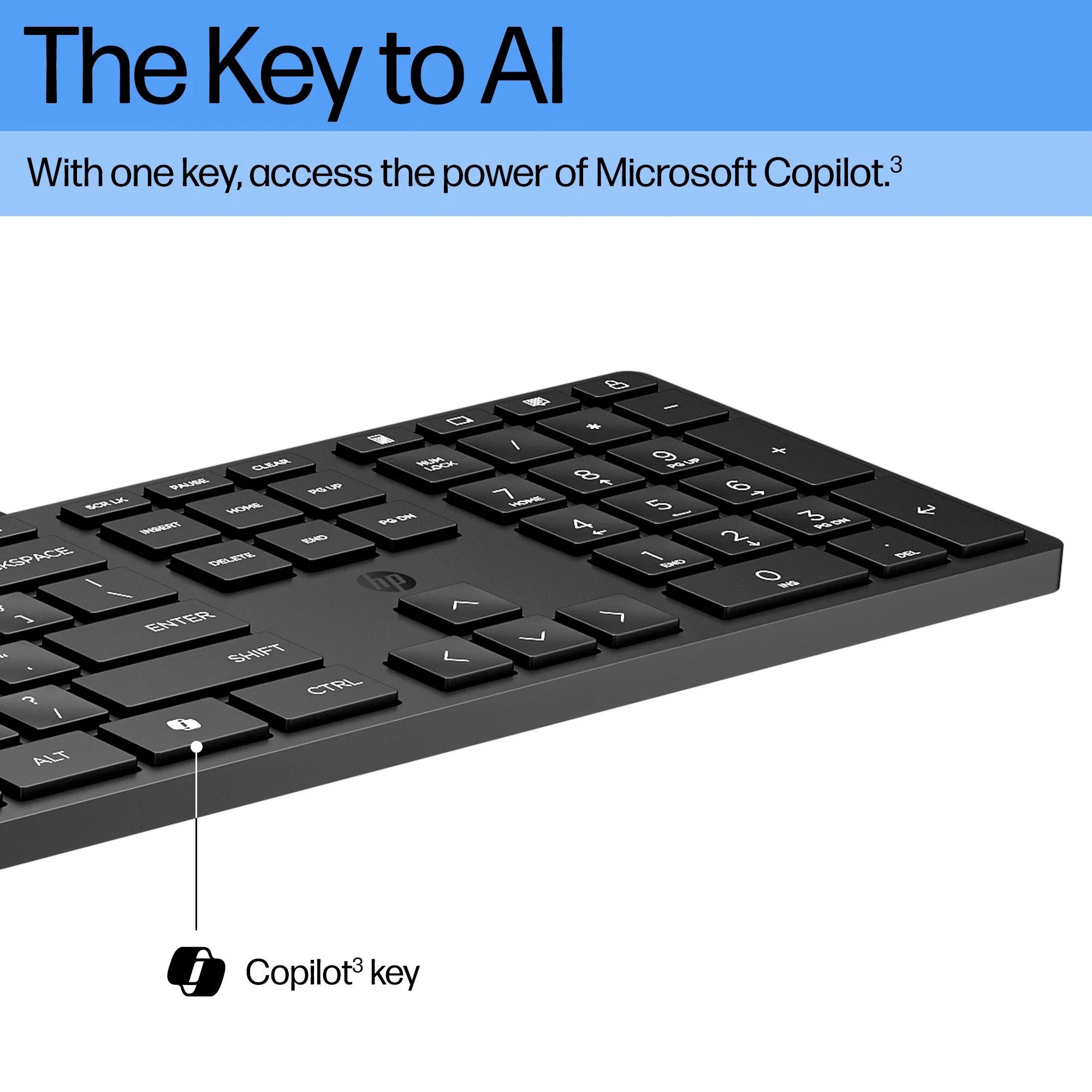 HP Wired Desktop 320K tangentbord, svart