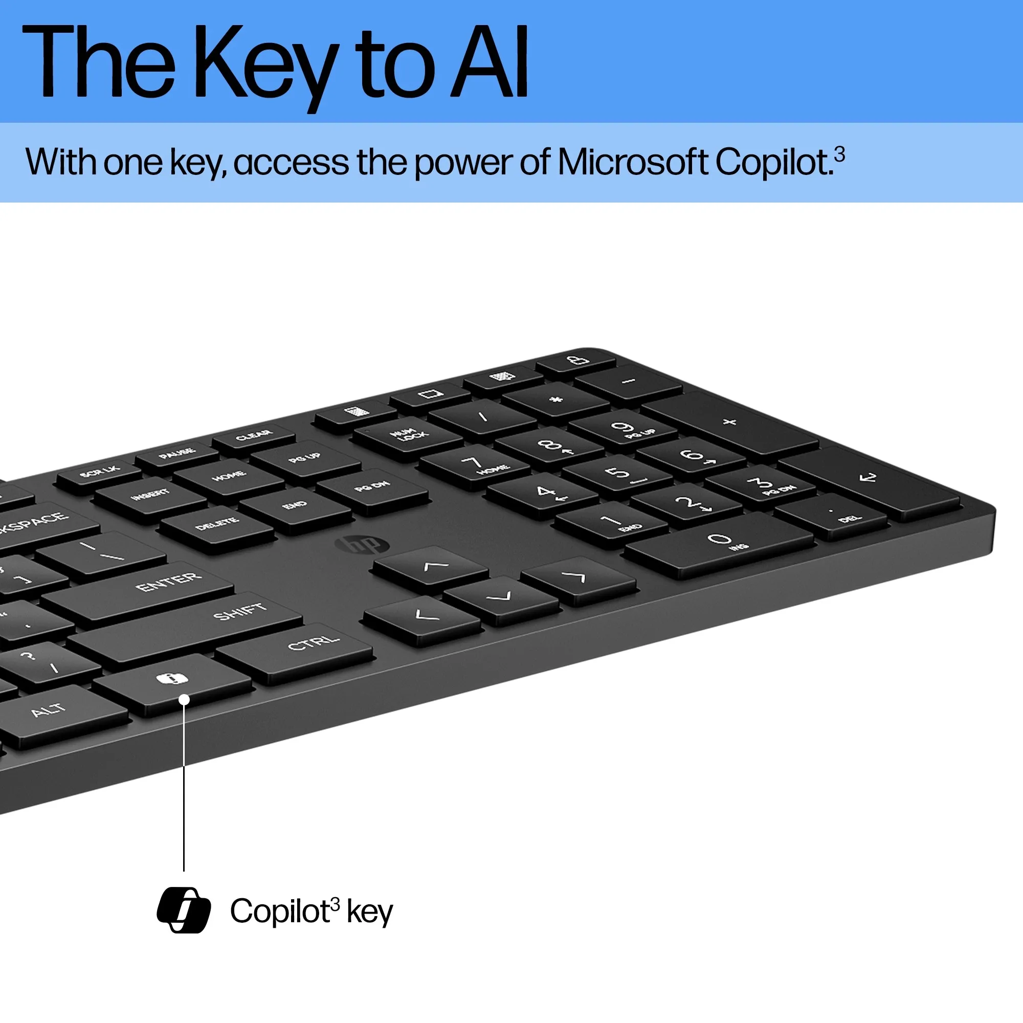 HP Wired Desktop 320K tangentbord, svart