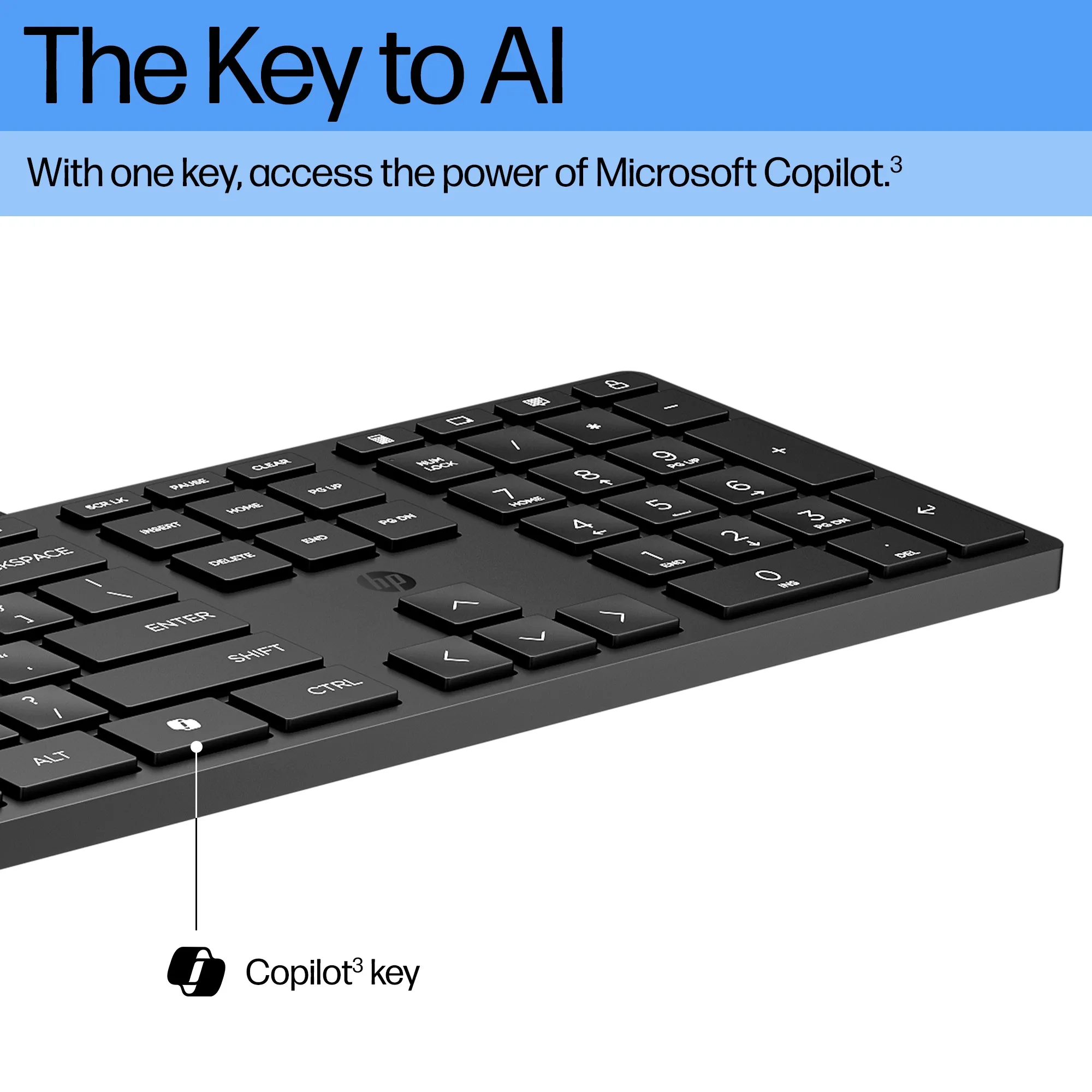 HP Wired Desktop 320K tangentbord, svart