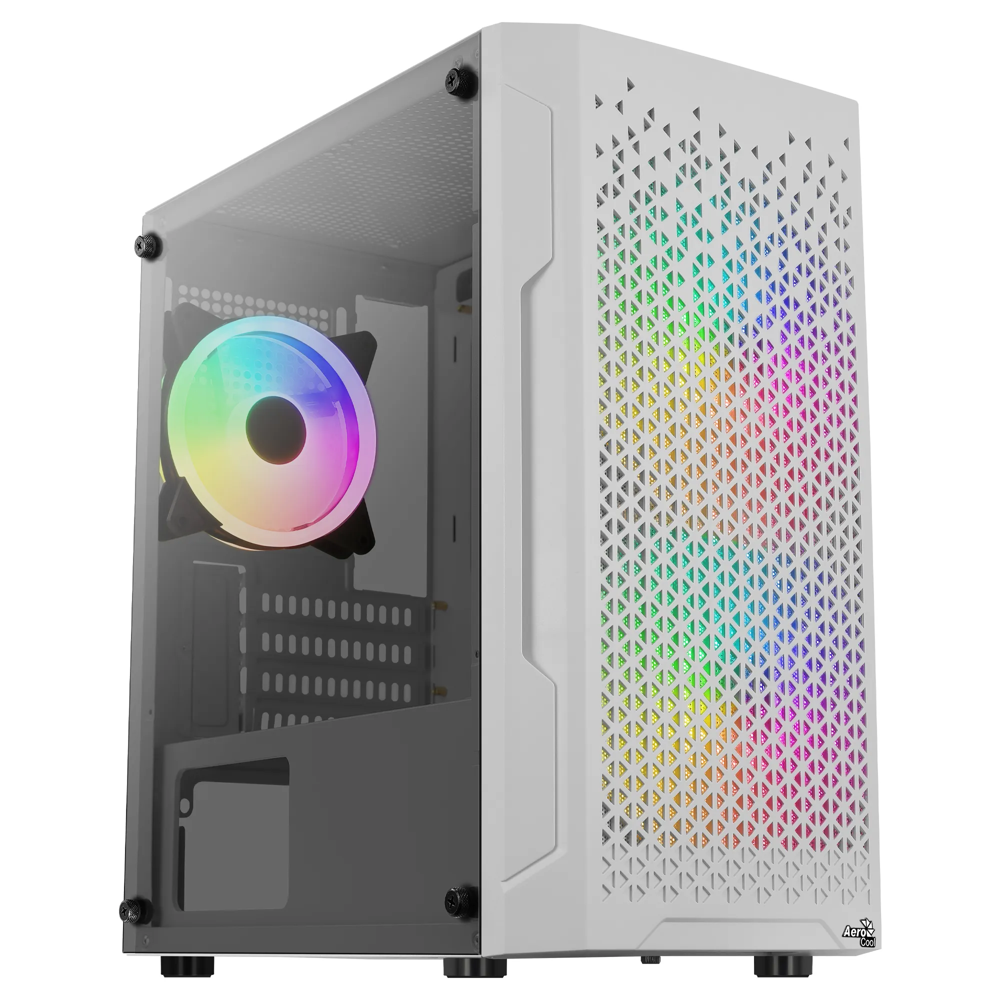 Aerocool Trinity Mini G-WT-v3 mATX - case, window, white